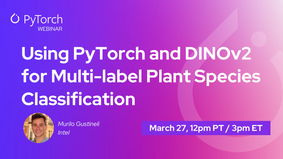 PyTorch webinar